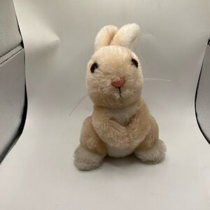 Vintage 1981 Fun Farm Bunny Stuffed Animal Easter Rabbit 80's Toy.